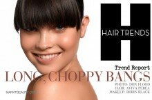 Hair Trends: Long, Choppy Bangs