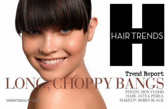 Hair Trends: Long, Choppy Bangs